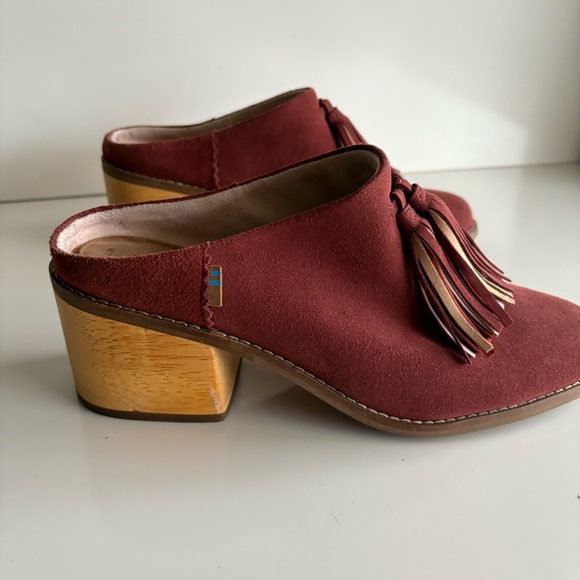 Toms Leila Tassel Mule Size 7.5 - Picture 4 of 8